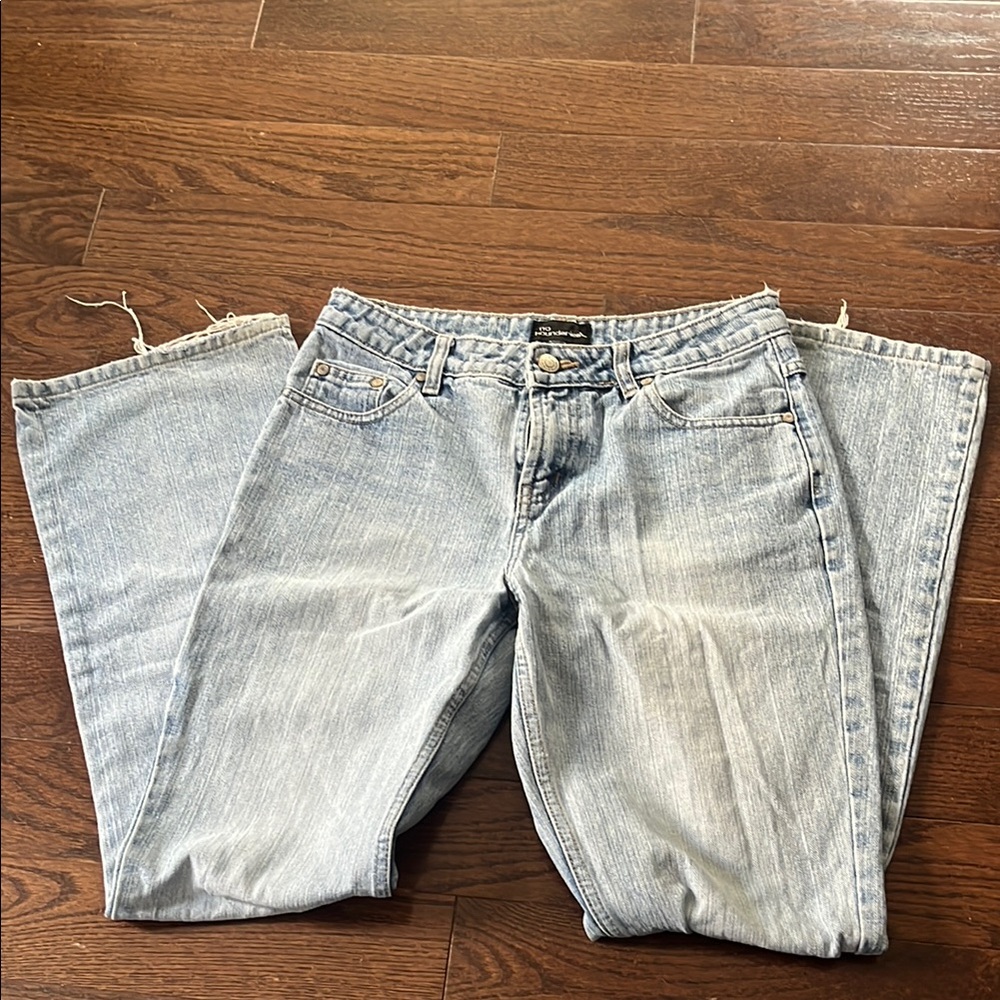 No Boundaries Light Blue Flare & Wide Leg Jeans